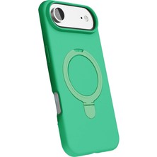 Epilons Newface Iphone 17 Air Magsafe Standlı Kapak - Yeşil