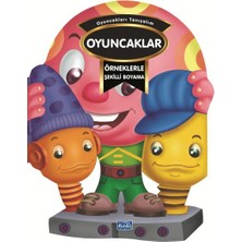 Parıltı Yayınları Örneklerle Şekilli Boyama - Oyuncaklar