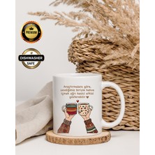 Sözlü Yazılı Premium Porselen Kupa Bardak