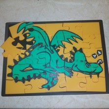 Noctabir Çocuklar Için Yapboz Ejderha