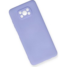 Olinea Newface Pocophone X3 Kılıf Nano Içi Kadife Silikon - Lila