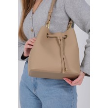 Silver & Polo SP1241 Kadın Omuz Çantası  Bej