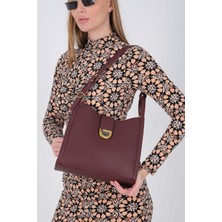 Silver & Polo SP1242 Kadın Omuz Çantası  Bordo