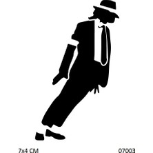 Airbrush Tattoo Michael Jackson Dans Yapışkanlı Stencil Süsleme ve Boyama Kalıbı