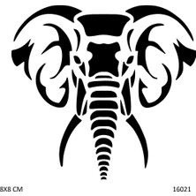 Airbrush Tattoo Fil Yapışkanlı Stencil Süsleme ve Boyama Kalıbı