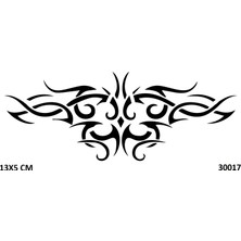 Airbrush Tattoo Kasık Bel Yapışkanlı Stencil Süsleme ve Boyama Kalıbı