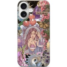 Lelia iPhone 17 Uyumlu Baskılı Şeffaf Telefon Kılıfı | Koleksiyon: Zodiacmuse Celestia