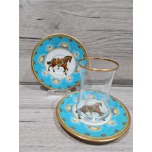 Konyax Çay Seti 12 Parça 6 Kişilik Cavallo