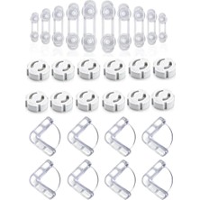 Hype Store Orret Home 10 Adet Dolap Kilidi,12 Adet Priz Kapağı,8 Adet Köşe Koruyucu,çocuk Güvenliği,bebek Ekipm