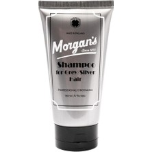 Morgan's Pomade Grey & Silver Shampoo Beyaz ve Gri Saçlar Için Erkek Şampuanı 150ML