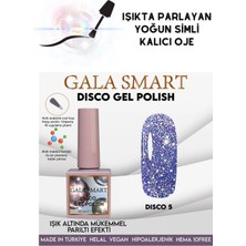Gala Smart Flashta Işıkta Parlayan Simli Dısco Kalıcı Oje Oje Kodu: 5