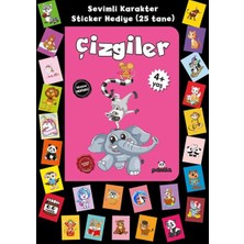 Beyaz Panda Yayınları Stickerlı 4+ Yaş Çizgiler