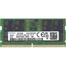 Kaia Life Samsung SAMSO5600/16, 16GB, Ddr5, 5600MHZ,  CL46, 1.1V Notebook Ram (M425R2GA3BB0-CWMOM)
