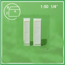 Schulcz 559008 1/50 Ölçek, Elbise Dolabı-Kombinasyonlu-10 Mm-Beya