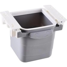 Kaia Life Mini Masa Çöp Kovası Plastik Tezgah Altı Geri Çekilebilir Yapışkanlı Görünmez Bölme Pratik