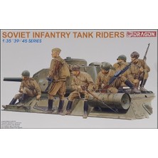 Dragon 6197 1/35 Ölçek, Sovyet Tank Sürücü Asker Figürleri Plastik Model Kiti