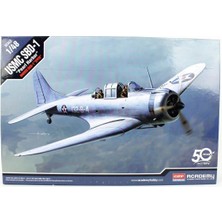 Academy 12331 1/48 Ölçek, Usmc Sbd-1 (Pearl Harbor) Savaş Uçağı, Plastik Model Kiti
