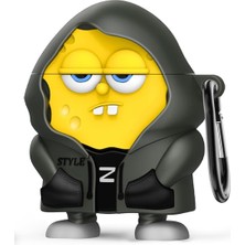 Dmay Airpods 4. Nesil (2024) Uyumlu Silikon Sevimli Cartoon Figürlü Kılıf