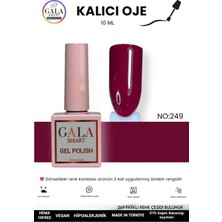 Gala Smart  Bordo Kalıcı Oje 10 ml Oje Kodu: 249