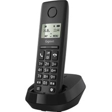 Olinea Gigaset Pure 100 Siyah Dect Telsiz Telefon - 14 Saat Konuşma 50 Kişilik Rehber Kapasitesi