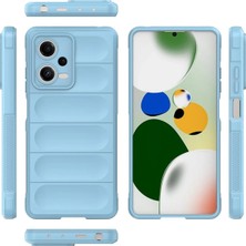 Olinea Newface Poco X5 5g Kılıf Optimum Silikon - Sky Blue