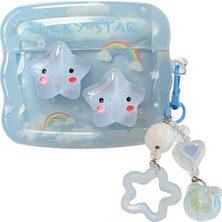 Dmay Airpods 4. Nesil (2024) Uyumlu Silikon Sevimli Figürlü Kılıf