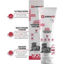 Hype Store Supravet Hamile ve Yavru Kediler Için Kalsiyum ve Taurinli Multi Vitamin Kedi Macunu 100 Gr. (%57 Ex