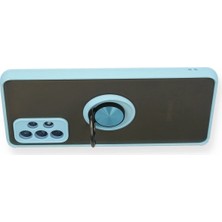 Starseven Newface Galaxy A72 Kılıf Montreal Yüzüklü Silikon Kapak - Buz