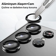 Starseven Newface Galaxy A34 5g Valdez Metal Kamera Lens - Siyah