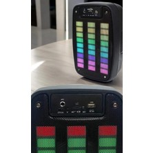 Astraltech Bluetooth Hoparlör Rgb Işıklı USB Sd Kart Girişli Taşınabilir