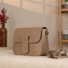 Vizon Renk ve Spor Model Deri Çanta - Hakiki Deri , Omuz Askılı - 40260