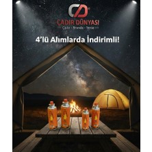 Çadır Dünyası 4'lü Ekonomik Paket Kamp Tüpü - 227G x 4 Adet Avantajlı Set - Tüm Ocak ve Pürmüzlere Uygun