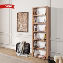 EVMO Home 8123 Evm Kitaplık , Kapaksız , 6 Bölmeli , 5 Raflı , Söğüt