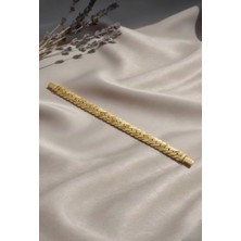 Nora Vıp 14 K Gurmet Zincir Kadın Bileklik Gold