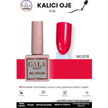 Gala Smart  Kırmızı Kalıcı Oje 10 ml Oje Kodu: 078