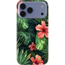 Lelia iPhone 17 Pro Uyumlu Baskılı Şeffaf Telefon Kılıfı | Koleksiyon: Floraluxe Botanica
