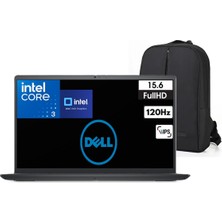 Dell Pro 15 Intel Core I3-100U 12GB Ram 256GB SSD 15.6" Fhd 120Hz IPS Windows 11 Pro + Istanbularena Çanta