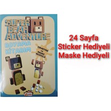 Mutlu Çocuk Yayınları Super Bear Adventure Boyama Kitabım