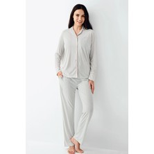 Kocabey Pierre Cardin 9051-S Gömlek Pijama Takımı