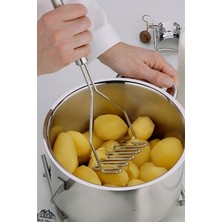 Soillium Profesyonel Lüks Patates Ezeceği Paslanmaz Çelik Patates Ezici Püre Yapıcı Aparat Dayanıklı Ezecek