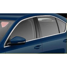 Universal Skoda Uyumlu Octavia A7 2013-2019 Cam Çerçevesi Paslanmaz Çelik
