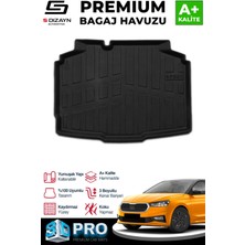 Universal S-Dizayn Skoda Fabia 3D Pro Bagaj Havuzu 2022 Üzeri A+ Kalite