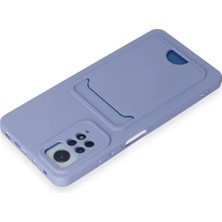 Sh Ticaret Newface Redmi Note 11 Kılıf Kelvin Kartvizitli Silikon - Lila