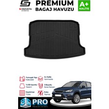 Universal S-Dizayn Seat Ateca 3D Pro Bagaj Havuzu 2016 Üzeri A+ Kalite