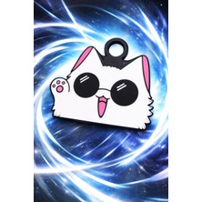 Otscraft Studio Anime Esintili Kedi Tasarımlı Anahtarlık Çanta Süsü