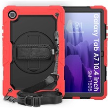 Magicool Samsung Galaxy T500 Tab A7 10.4 Kılıf Pars Tablet Kapak - Kırmızı