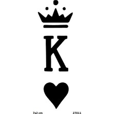 Airbrush Tattoo Kupa Papaz Yapışkanlı Stencil Süsleme ve Boyama Kalıbı