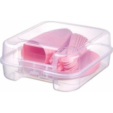 Braventa Collection Qcraft 6 Kişilik Piknik Seti Çatal, Bıçak, Kaşık, Bardak, Tabak Komple Set 31 Parça