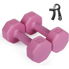 Besinistanbul PSSPOR 2 x 1 Pembe Renk Dambıl Set + Ayarlanabilir ve Sayaçlı El Yayı