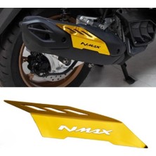 Nmax Techmax 125/155 2021-2026 Egzoz Koruma Aksesuar Kapak Gold Sarı Renk